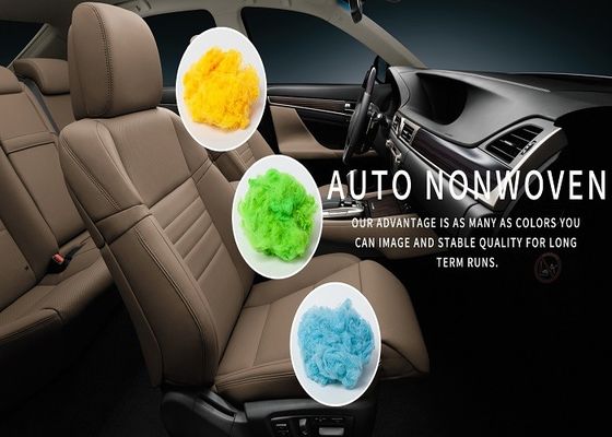 2.5Dtex X 51mm使用に見出しを付けるドープ塗料によって染められるポリエステル高い伸縮性がある車の屋根