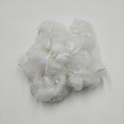 ヤーンのための非バージン ポリエステル ショート カット繊維Siliconized 8Dx38mm