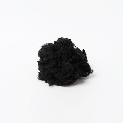 黒い1.2Dは針パンチNonwoven使用のためのポリエステル ステープル ファイバをリサイクルした