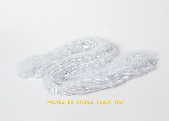 白い12dtexはポリエステル ステープル ファイバ38mmを再生した
