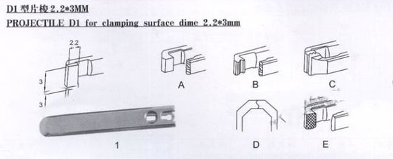 ボディが付いている2.2x3 2.2x4 Sulzerの織機の予備品の完全な投射物およびグリッパー