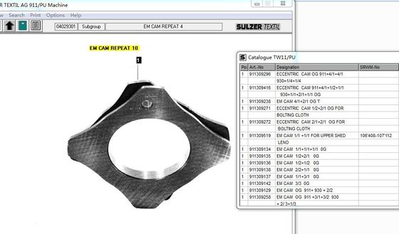 非常にSulzer耐久の編む機械は取除かれた形成のためのPUのタペットの動きを分ける