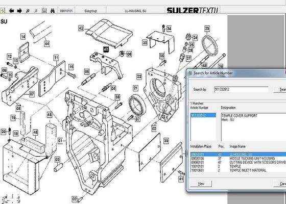 Sulzerの織物SulzerはISO 14001予備品現われる