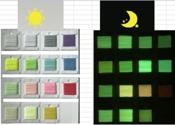 防水の暗いLuminuousポリエステル ステープル ヤーン繊維